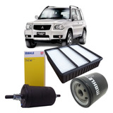 Kit Revisão Filtros Ar Óleo Combustível Mitsubishi Tr4 2.0