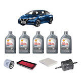 Kit Revisão Troca De Oleo Versa 1.6 2011 A 2020 Nissan .