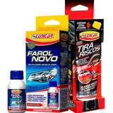 Kit Revitalizador Farol Novo Instantâneo Tira Riscos Luxcar