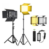 Kit Ring Light Led Iluminador Studio Yongnu Com Tripé 210 Cm