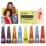 Kit Risqué Coleção Reinvente O Normal C/ 8 Esmaltes Completo