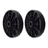 Kit Roda Para Betoneira Csm 400 Litros - 2 Rodas Plásticas