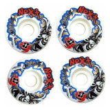 Kit Rodas Skate Next 53 Mm Skate 53d = 101a Fabricação Moska