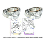 Kit Rolamento Diferencial Traseiro Freelander Lateral Coroa 