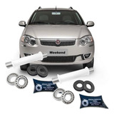 Kit Rolamento Eixo Traseiro Palio Marea Brava Weekend Loker