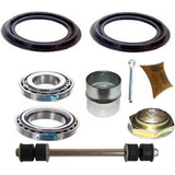Kit Rolamento Espaçador Porca Roda Bieleta Dianteira Mb180