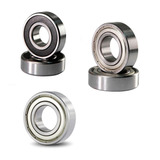 Kit Rolamento Roda Diant E Tras + Cubo Coroa Suzuki Yes 125