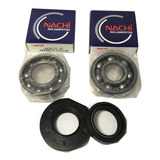Kit Rolamentos Cambio 4 Peças E Retentores Motor Cg Titan125