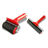 Kit Rolo De Borracha Para Xilogravura 5cm + 15cm Arte