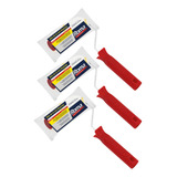 Kit Rolo De La Anti Gota De Pelo Baixo 822/09 9cm 03 Und