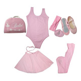 Kit Roupa Ballet 7 Peças Uniforme