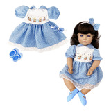 Kit Roupa Boneca Adora Doll E Reborn Vestido Abelhinha