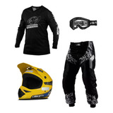 Kit Roupa Conjunto Trilha + Capacete