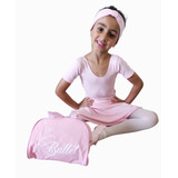 Kit Roupa De Ballet Infantil Completa Com Bolsa 