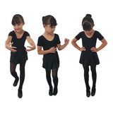 Kit Roupa De Ballet Infantil Conjunto 5 Itens Uniforme Balé