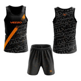Kit Roupa De Futevolei Masculino Regata E Short Street