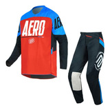Kit Roupa Motocross Asw Podium Vitalogy 2024 Vermelho Trilha