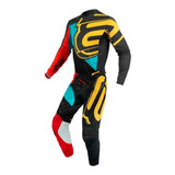 Kit Roupa Trilha Motocross Asw Podium Alchemy 2022 Chumbo/ve
