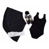 Kit Roupa Uniforme Ballet Juvenil De