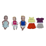 Kit Roupinhas Bebê Reborn Newborn 36cm Divertoys 10 Peças .