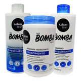Kit S.o.s Bomba Shampoo Condicionador E Máscara - Salon Line