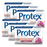 Kit Sabonete Barra Protex Nutri Protect Omega 3 85g C/ 6 Un
