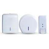 Kit Saboneteira + Toalheiro + Suporte Higiênico Rolão Nobre
