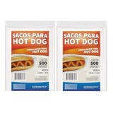 Kit Saco Plástico Embalagem Hot Dog