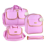 Kit Saída Maternidade Bolsa Bebê Com Mochila Menina/menino 