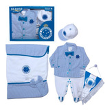 Kit Saída Maternidade Cruzeiro Luxo Meninos Oficial