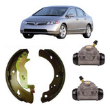 Kit Sapata Freio Traseira Honda Civic/ Fit Com Cilindro