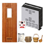 Kit Sauna Seca 7,5kw Sodramar + Quadro Analógico - Até 15m³