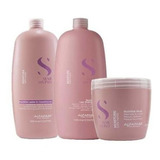 Kit Sdl Moisture Shampoo 1l + Mascara 500 + Leave In 1l