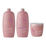 Kit Sdl Moisture Shampoo 1l + Mascara 500 + Leave In 1l