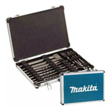 Kit Sds Plus Makita 17pç Ponteiro Talhadeira Broca/martelete