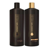 Kit Sebastian Dark Oil Shampoo 1l + Condicionador 1l