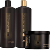 Kit Sebastian Dark Oil Shampoo + Condicionador + Máscara