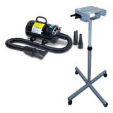 Kit Secador Soprador Animais Onixpet + Suporte Movel 220v