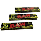 Kit Seda Raw Black Organic Com 32 Folhas Lançamento 3un Top 