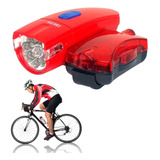 Kit Segurança Bike Bicicleta Farol Lanterna