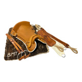 Kit Sela Montaria Sela Cavalo Crioulo Laço Comprido + Brinde