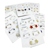 Kit Semi Joias 20 Pçs Folheadas Atacado Brincos Cordão Pulse