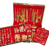 Kit Semi Joias 50 Peças Folheado Só Prata E Dourado Promoção