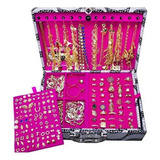 Kit Semi Joias Folheadas Atacado 81 Pçs + Maleta Luxo Brinde