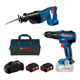 Kit Serra Sabre Gsa 18v-li E Parafusadeira/furadeira Impacto