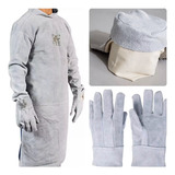 Kit Serralheiro Raspa Avental Barbeiro+touca+luva P/7 Cm 