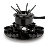 Kit Serviço Fondue Lugano Carrousel Panela 17 Peças Forma
