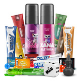 Kit Sexshop 30 Un Kmed Excitante Fem Anal Vibrador Liquido 
