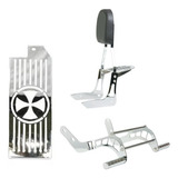 Kit Shadow 750 - Sissy Bar + Protetor Motor + Prote Radiador