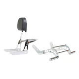 Kit Shadow 750 Sissy Bar Protetor Motor Com Pedaleira V2 Brinde